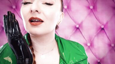 ASMR klip: nitril eldivenler ve yağ - fetiş Glaminatrix Arya Grander - harika rahatla i sondaj POV - 14 image