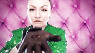 ASMR klip: nitril eldivenler ve yağ - fetiş Glaminatrix Arya Grander - harika rahatla i sondaj POV - 7 image