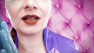 ASMR film sahnesi: nitril eldivenler ve yağ - Glaminatrix Arya Grander - seksi anne Kimliği becermek istiyorum rahatla sıcak sondaj POV ücretsiz - 9 image