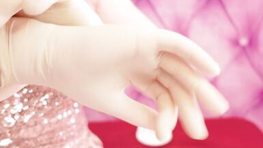 ASMR : double gants latex clip (Arya Grander) hot close ups - point of view free movie scene nurse gloves - 15 image