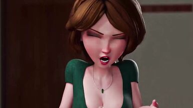Sexy Tentacle mother I'd like to fuck Wish Cock Betwixt Bazookas [ Animation CG Uncensored ] - 3 image