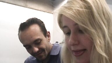 Sexy anal sex for the lascivious golden-haired secretary who acquires her - 3 image