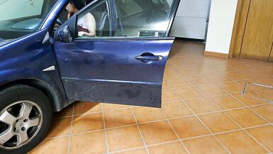 Large arse wife cuckolding with intimate mechanic - 2 image