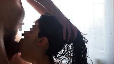 That Babe sucked My Cock and we had Ardent Sex - Hot Brunette Hair with Large Natural Mangos - Compilation !! - 15 image