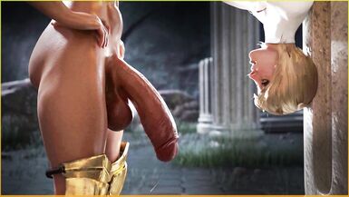 Futanari-Kadın 3 kez gal içinde cums! cg animasyon futa creampies ve yüz deliğine cum - 13 image