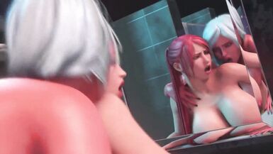 1st、フタナリ女に膣に詰められ、フツメンにアナルで犯される - animation shemale hentai - 12 image