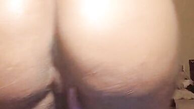 Spitting all over my saggy mounds Slapping my butt hard whilst I place in my fingers in my wazoo and squir - 6 image