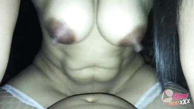 Sexy stepmom with giant natural melons - 6 image