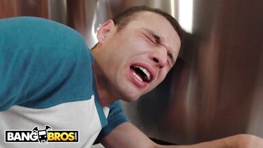 BANGBROS - Stepmom Sybil Stallone Reprimanding Johnny Love, With Her Large Gazoo Cheeks On His Face - 2 image