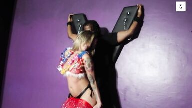 Not Fond of Restraints at SClub until Julia Fontanelli Gulp my Cock - 2 image