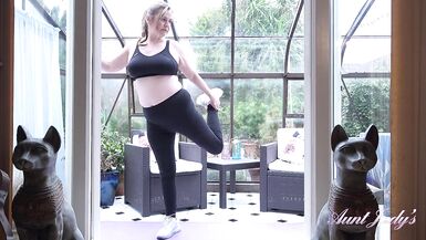 AuntJudys - Breasty 45yo Ama de casa Nels Sexy Entrenamiento - 2 image