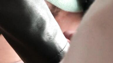 At lunchtime, the boss milks my dick. This Babe wishes me to cum in her pants. Office sex games. Non-Professional movie scene. - 3 image