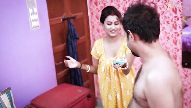 The servant was looking for joy with his owner when her spouse was out