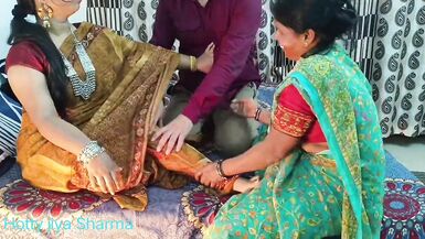 Desi indisch porno film szene - echt desi sex film szenen von nokar malkin und mama gruppe sex - 5 image