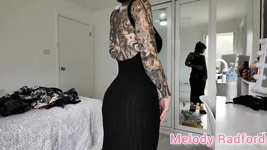 Sheer Afro Underware and gym tights try on Haul Melody Radford - 13 image