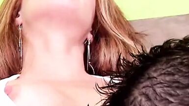 Hot tattooed bitch likes to have nice sex with her boyfriend - 1 image