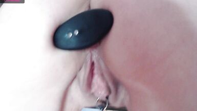 swinginmilf takes a creampie to the fur pie then licks it up with a anal plug in her wazoo - 13 image