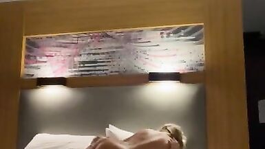 Getting my soaked little muff pumped in a hotel hookup  - 4 image