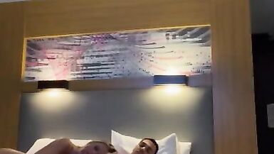 Getting my soaked little muff pumped in a hotel hookup  - 9 image