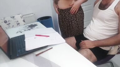 My Stepmother Gives Me Oral Sex Sex During The Time That Studying - 2 image