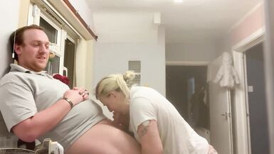That Babe sucked my dick during the time that cooking my dinner. - 3 image