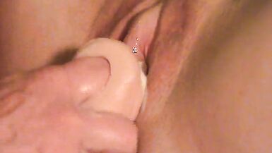 LARGE CLITORIS and PEEHOLE LICKING CREAMY MARITAL-DEVICE FUCK!!! - 14 image