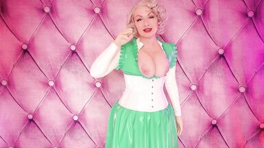 Medical Exam for u... with JOI - Latex Rubber Fetish pin up mother I'd like to fuck (Arya Grander) - 3 image