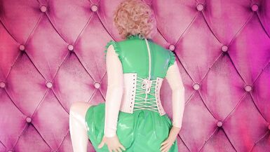 白ラテックスラバーカチューシャ医療フェチいじり動画シーン - Hawt Pin Up mother Id like to fuck Arya Grander - 15 image