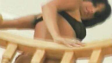 Hawt cock engulfing black haired wench likes facial load after getting drilled - 3 image