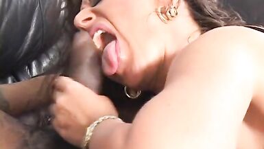 mother I'd like to fuck acquires a hardcore from behind drilling on the bed - 2 image