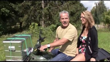 Hot bitches secretly pumped outdoors to have a fun like desirous sc 1