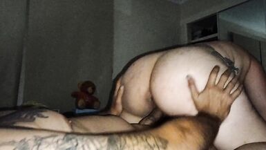 Sexywifedd twerks on my large cock cumming hard previous to I give her a large thick creampie - 13 image