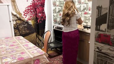 A hard penis enters the soft and warm wazoo of mother i'd like to fuck