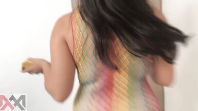 stepmom craves to satisfy her fever with her stepson- porn in Spanish - 2 image