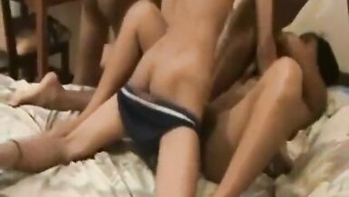 Amateur MILF Gangbang (Pinagtulungan Ng Mga Pamangkin)