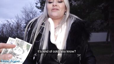 Public Agent Outdoor blowjob & great basement fuck for big boobs Alexa Bold - 2 image