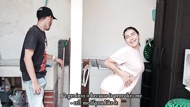 love making the neighbour lustful and feeling his large cock inside CREAMPIE - Porn in Spanish - 3 image