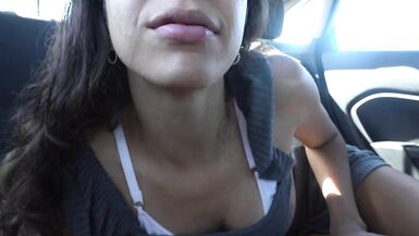 JOI Cum in my face hole in the back of the car - 2 image