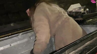 Wicked street cutie in the dumpster stripping - 5 image