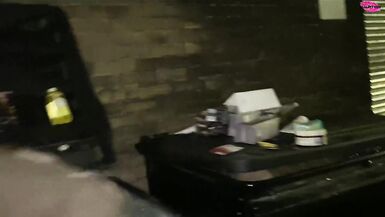 Wicked street cutie in the dumpster stripping - 7 image