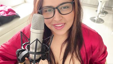 ASMR ROLEPLAY IN SPANISH STEPMOM FLIRTS U! - 9 image
