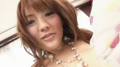 JAPANESE WENCH GAGS ON MASSIVE COCKS THEN RIDES ON A LARGE ONE HARD - 3 image