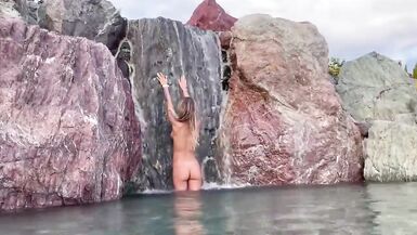 Monika Fox Exposed In A Pretty Place