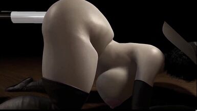 CG VRアニメーションアートムービーゲームVirt a Boy-Friend drawing cartoon.肥満の魔女が巨大な婚活器具を装着してガッツリ勃起させる。 - 11 image