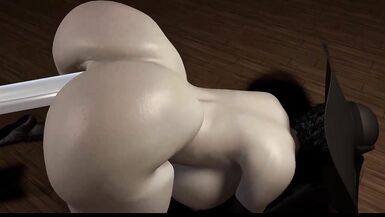 CG VRアニメーションアートムービーゲームVirt a Boy-Friend drawing cartoon.肥満の魔女が巨大な婚活器具を装着してガッツリ勃起させる。 - 6 image