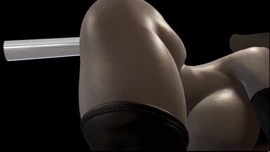 CG VRアニメーションアートムービーゲームVirt a Boy-Friend drawing cartoon.肥満の魔女が巨大な婚活器具を装着してガッツリ勃起させる。 - 9 image