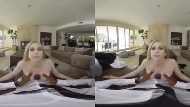 Housewife Christie Taking Vacuum Seller's BBC On BaDoinkVR - 9 image