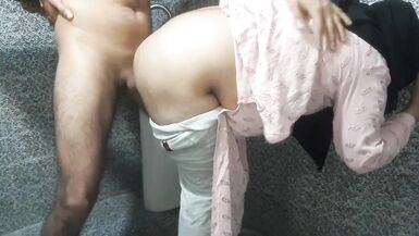 Hawt Desi Fuck with my pretty Secretary in the office Bath - 13 image