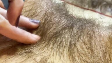 TRIMMING MY SUPER LENGTHY VAGINA HAIR CLOSEUP - 15 image