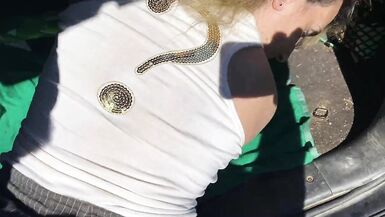 Luna squirts after I pound her booty and cum inside her - 2 image